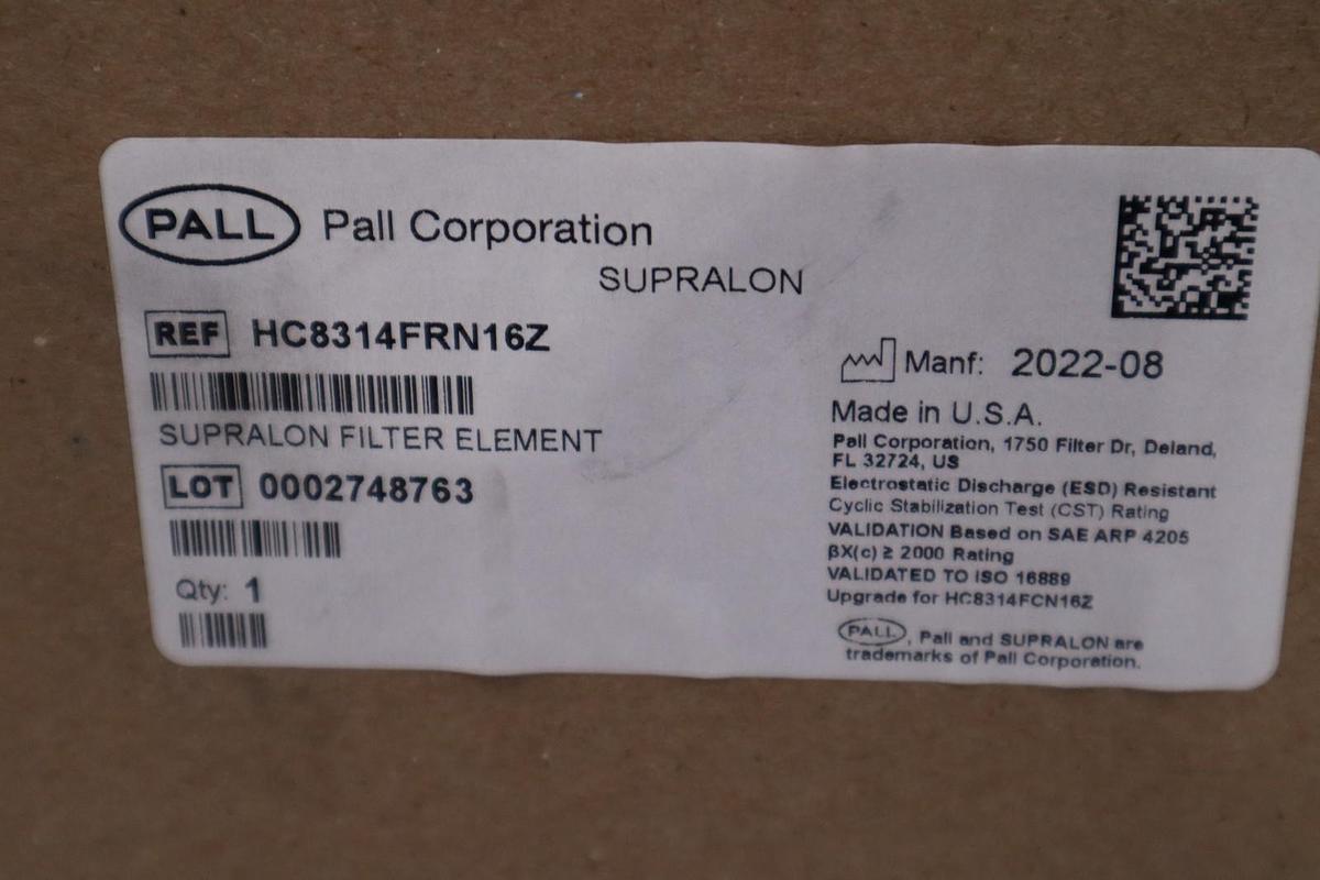 NEW PALL CORP Hydraulic Filter Element HC8314FRN16Z STK GF1214