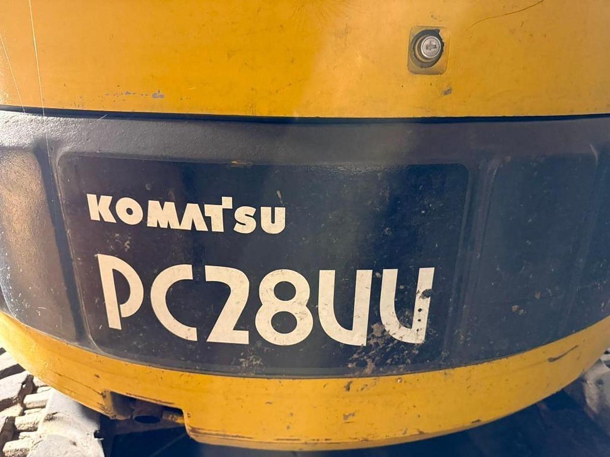 Used 2.6 TON CAPACITY KOMATSU PC28UU MINI EXCAVATOR