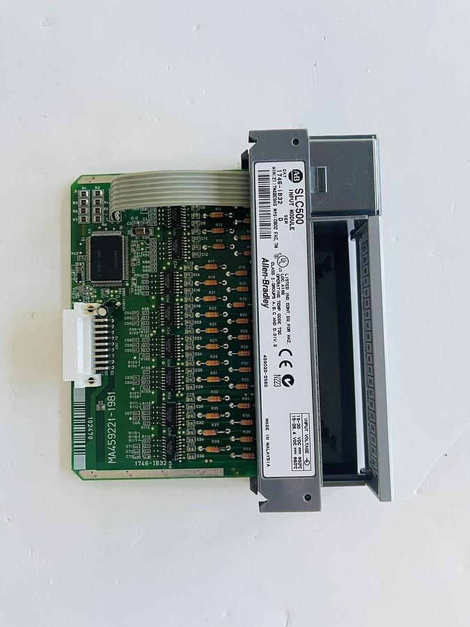 Used ALLEN BRADLEY 1746-IB32 SERIES D SLC500 INPUT MODULE #K-942