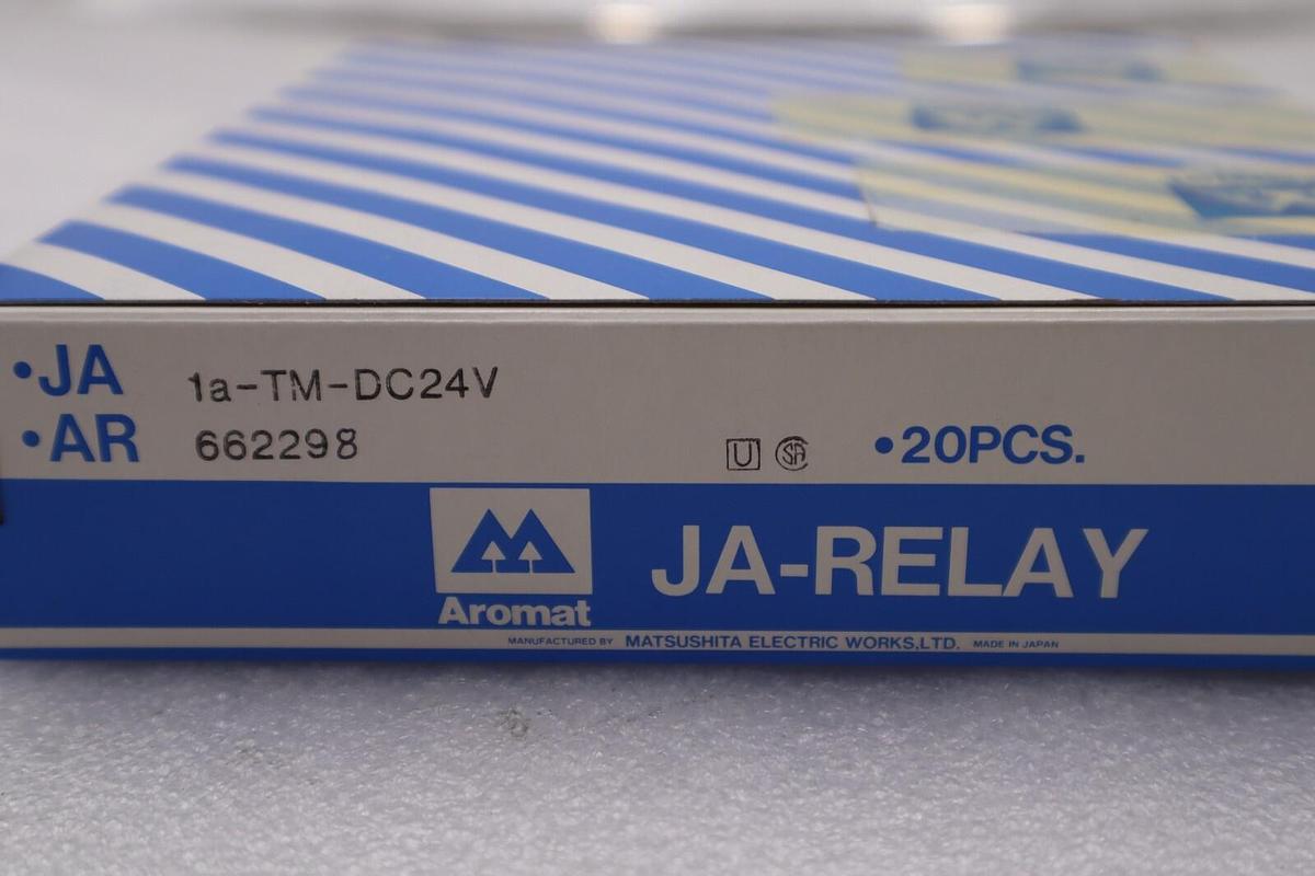 AROMAT 1A-TM-DC24V JA-RELAY NEW LOT OF 20 STOCK #K-1201A