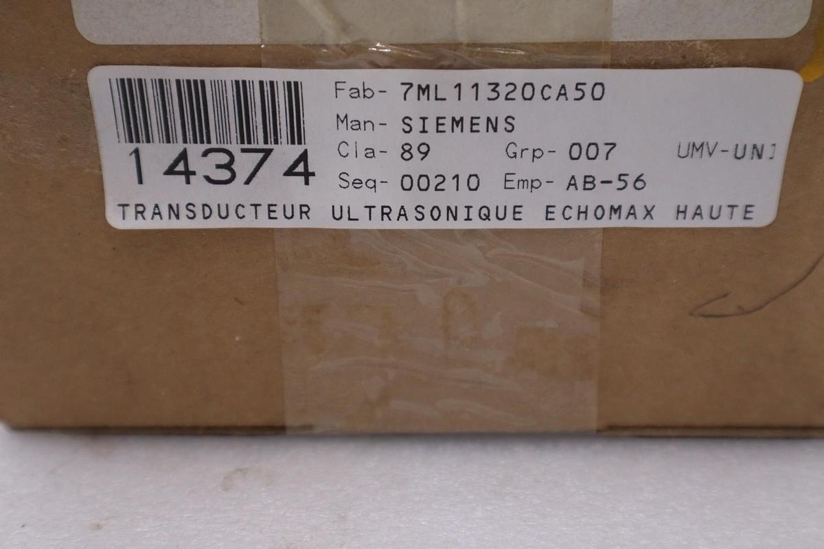 Siemens EchoMax XCT-8 ULTRASONIC TRANSDUCER - NEW OPEN BOX - STOCK GF904
