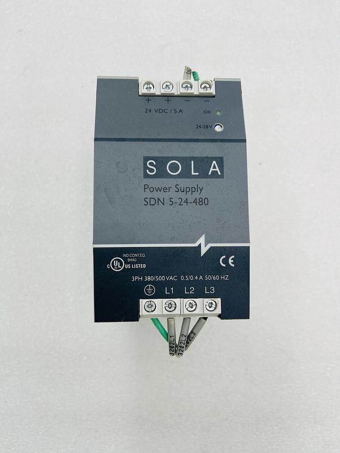 Used Sola Hevi Duty SolaHD power supply SDN 5-24-480C #K-1688