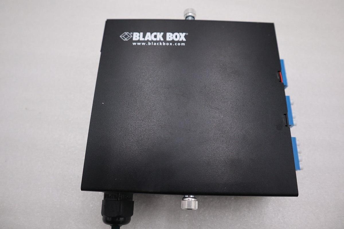Used Black Box JPM398A JPM39 Series DIN Rail Mini Fiber Enclosure STOCK K-1119-A
