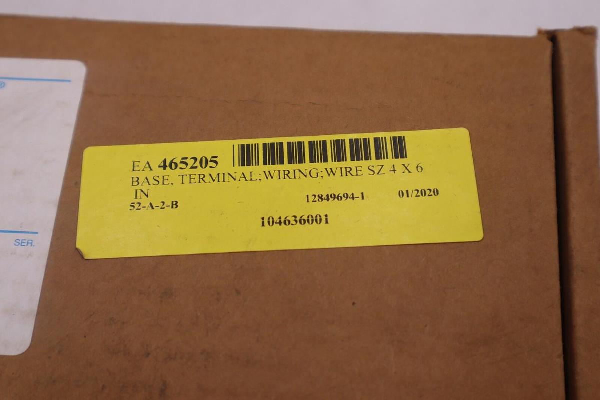 Used ACCU-SORT 104636001 BARCODE ACCESSORY AXIOM WIRING BASE STOCK #043-A
