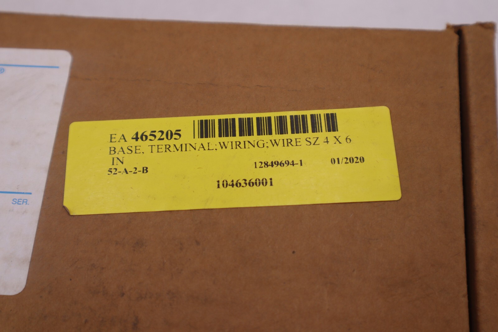Used ACCU-SORT 104636001 BARCODE ACCESSORY AXIOM WIRING BASE STOCK #043-A