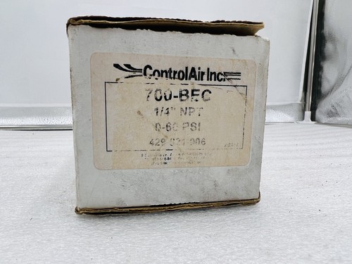 Used CONTROLAIR 700-BEC 1/4" 0-60 PSI NSFB STOCK 3950