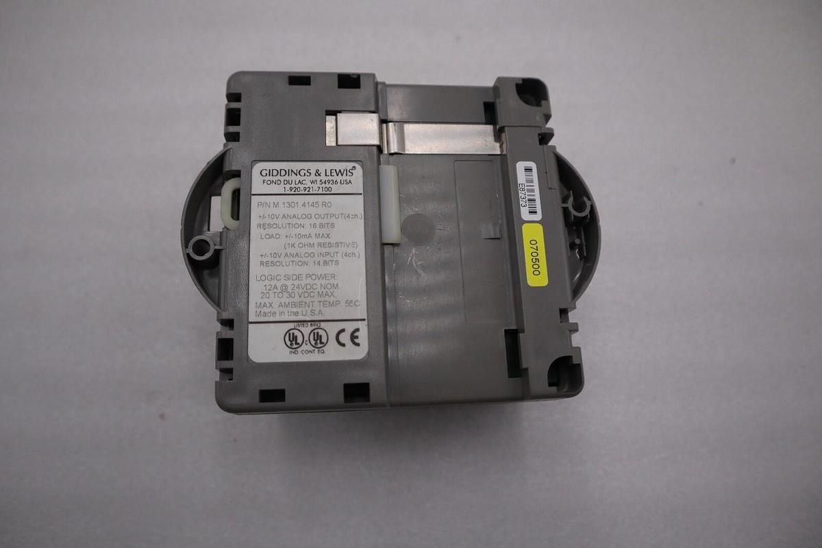 Used Giddings & Lewis M.1301.4145 R0 OUTPUT INPUT PLC MODULE STOCK 5191A