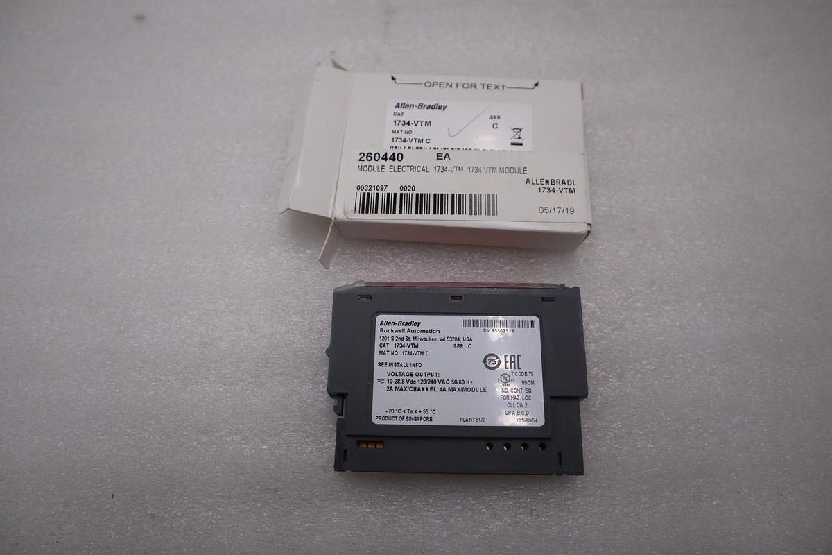 NEW ALLEN BRADLEY 1734-VTM PLC MODULE STOCK H1098A