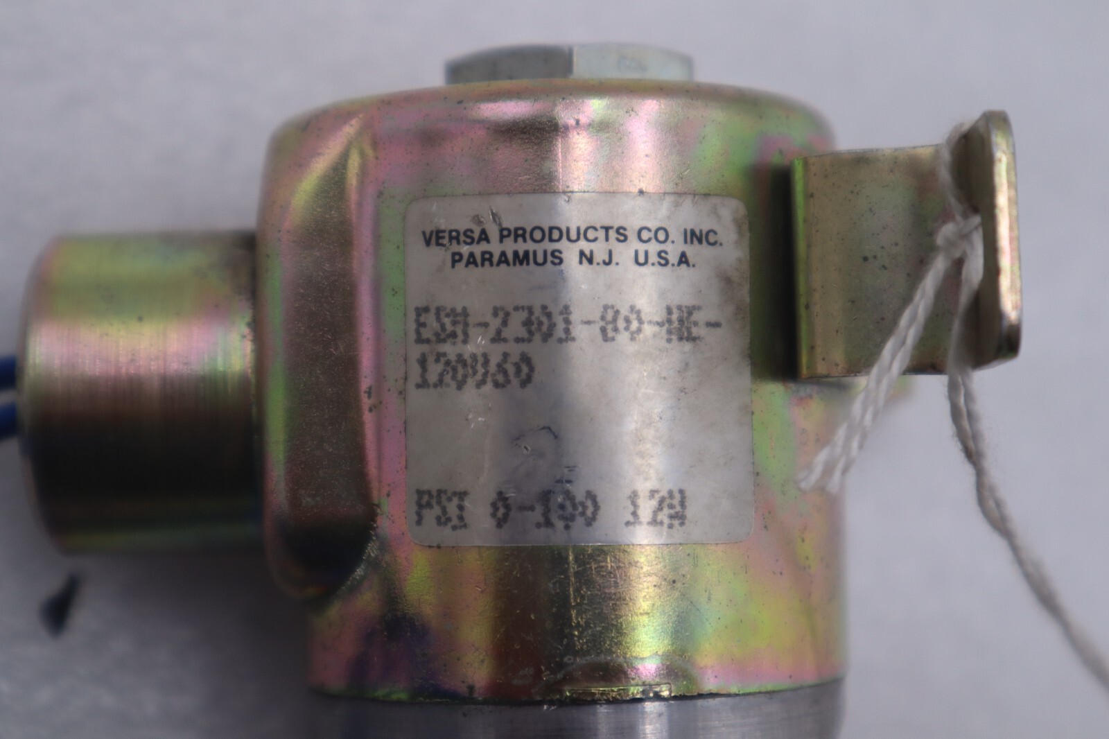 Used VERSA ESM-2301-80-HE-120V60 SOLENOID VALVES 0-100 PSI STOCK K-3670