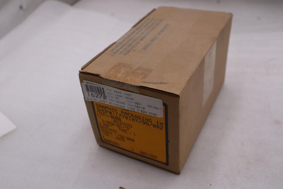 John Crane FSD3000 Spring Seal Assembly 3-1/4" NEW IN BOX STOCK GF-938