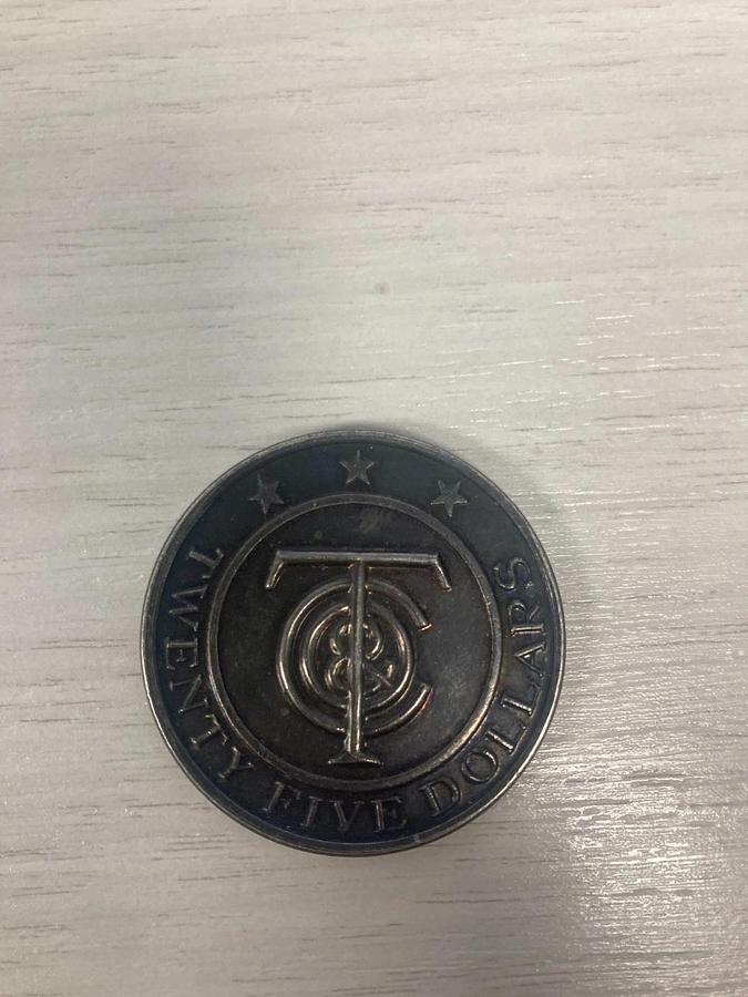 Used LOT OF 3 TIFFANY STERLING SILVER 25 DOLLAR COIN