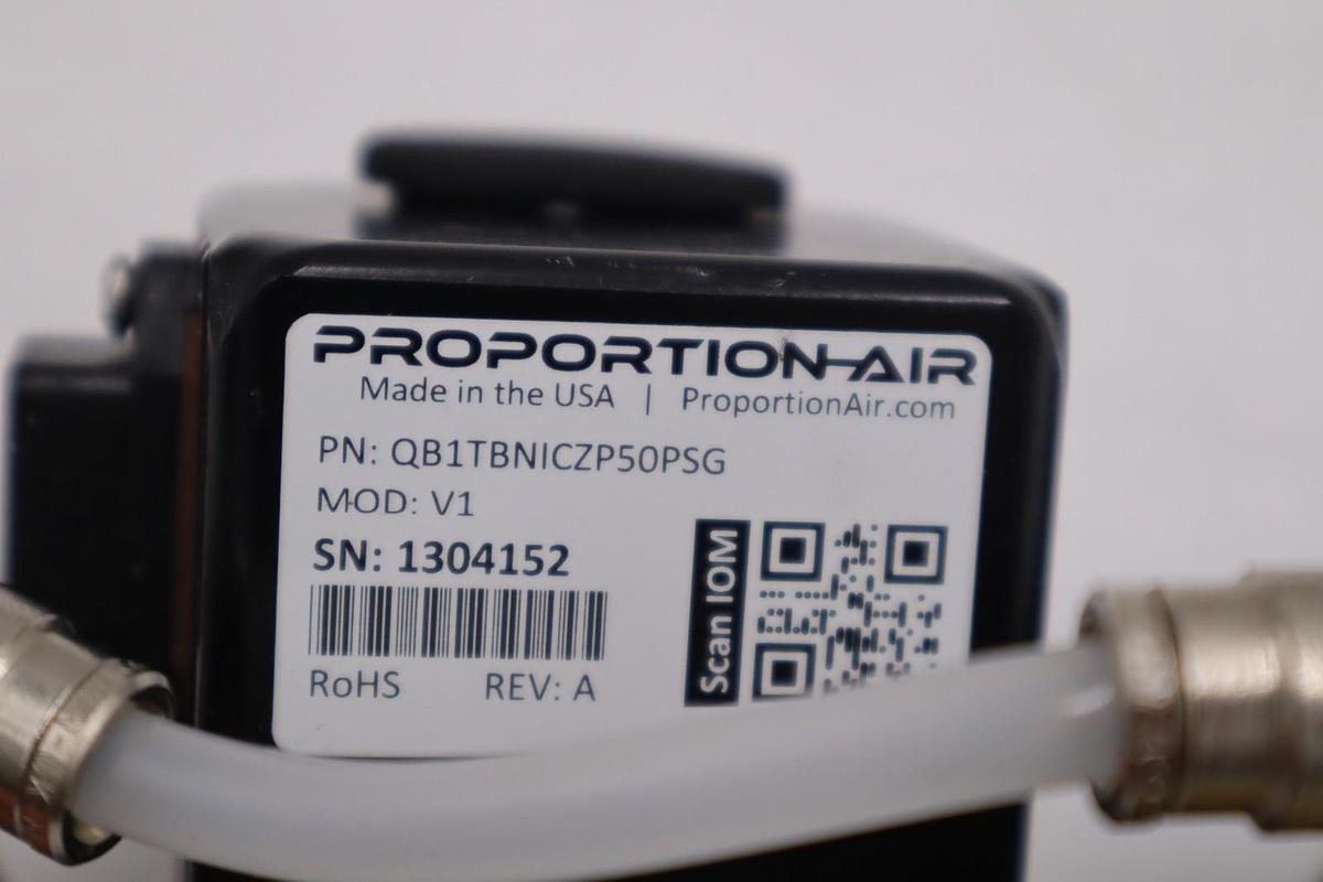 Used NEW PROPORTION AIR PRESSURE REGULATOR RM004N REV A w/ V1 QB1TBNICZP50PSG #H1612