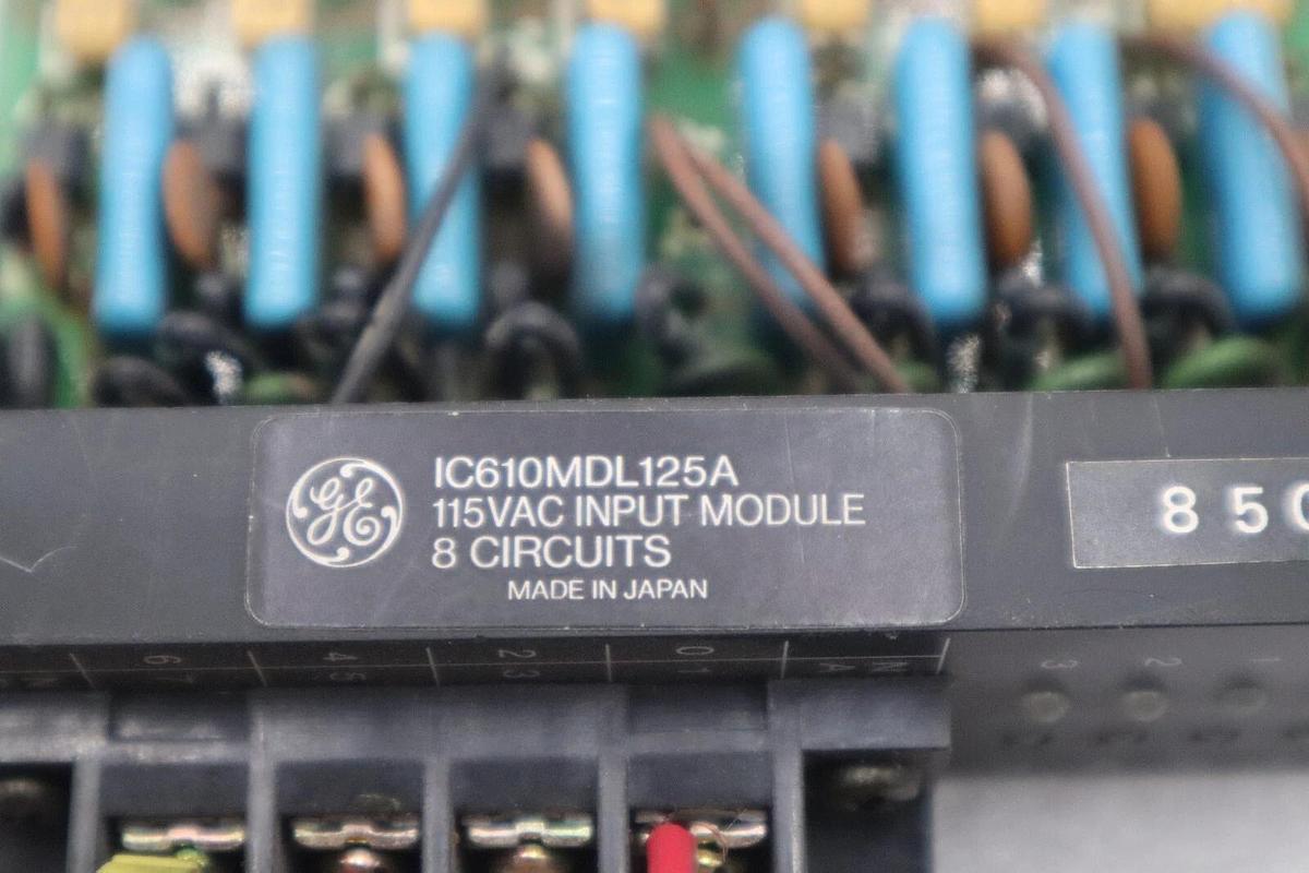 Used GE Fanuc IC610MDL125A Input 115 VAC 8 Point Module STOCK L-575C