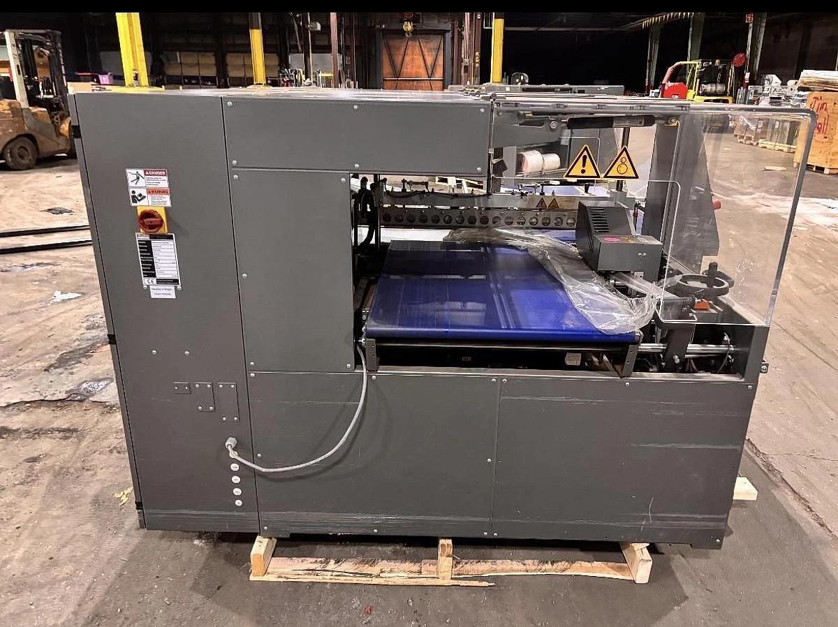 Used KALLFASS UNIVERSA 800 AUTOMATIC SIDE SEAL SHRINK WRAP SYSTEM MFG 2020