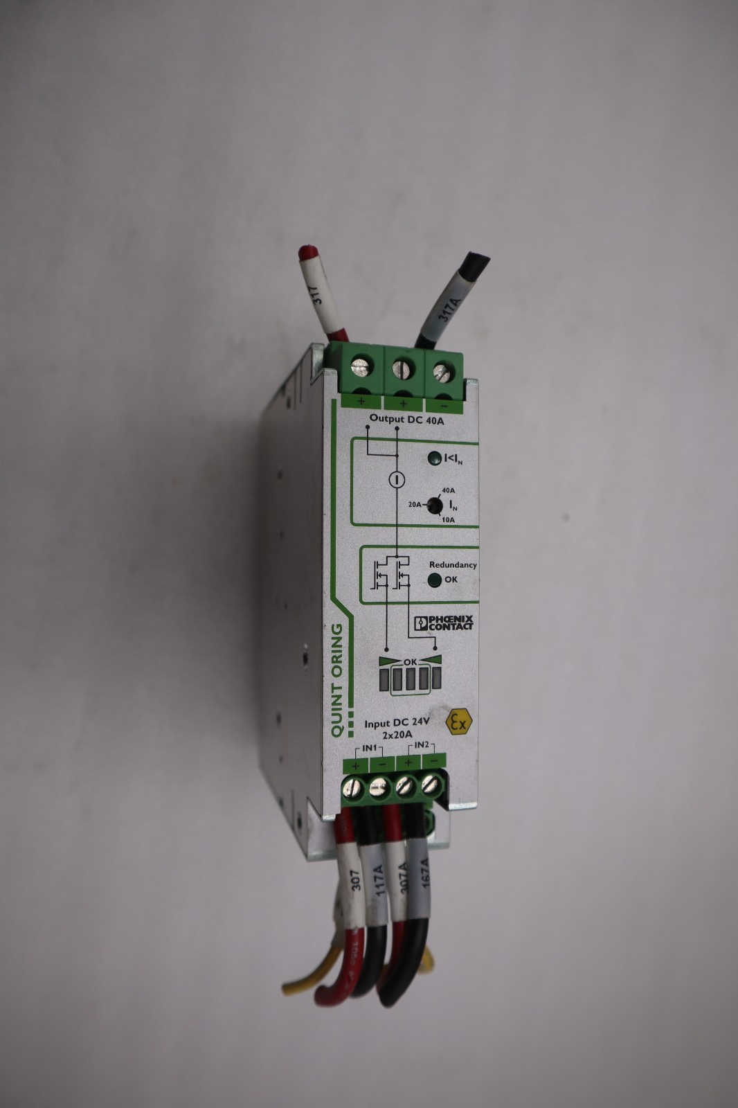Used Phoenix 2320186 QUINT-ORING/24DC/2x20/1x40 Redundancy Module STOCK K-170-C