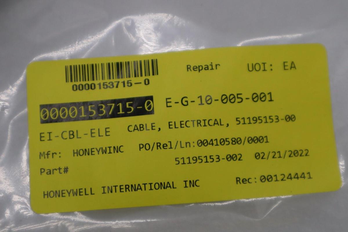 Used HONEYWELL 51195153-002 / 51195153002 STOCK G507A
