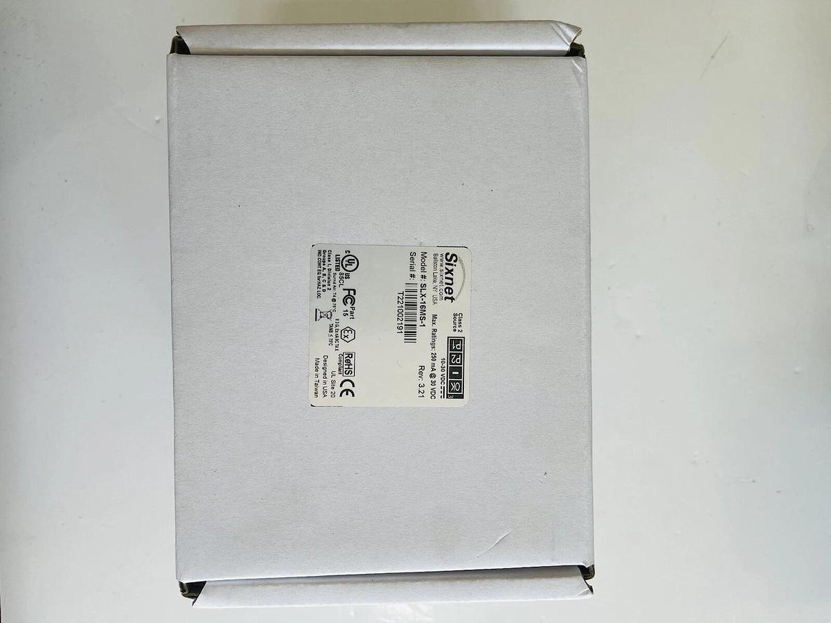 Used Sixnet SLX-16MS-1 / 16 Port Industrial Ethernet Managed Switch #K-919