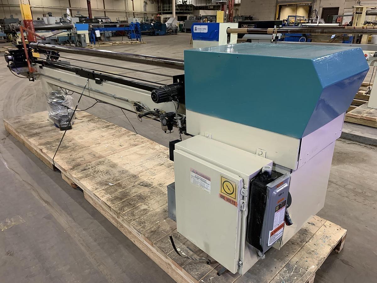 Used 120" WIDE AUTOMATIC HANDLING MODEL SHARK-10 CORE CUTTER 3" CORES