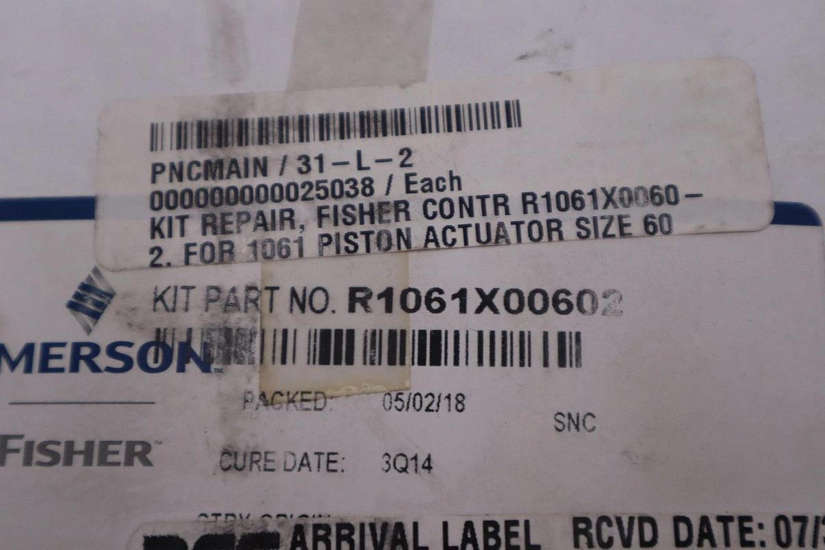 Used EMERSON FISHER R1061X00602 #STOCK 138A