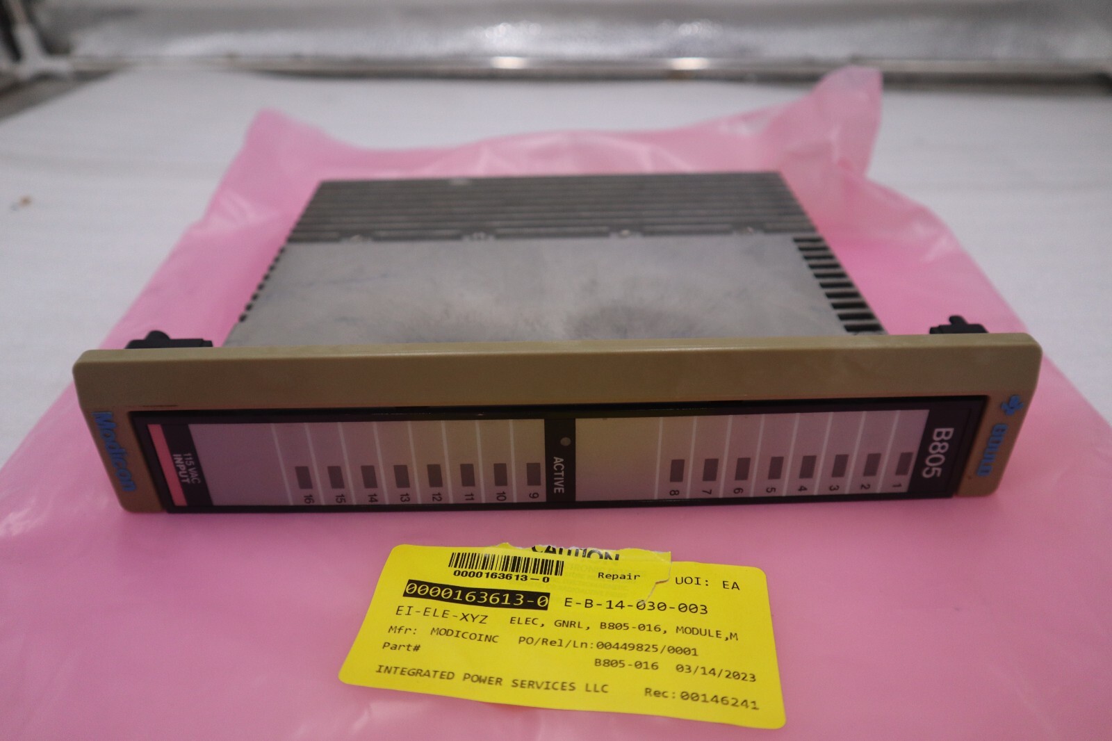Used SCHNEIDER ELECTRIC AS-B805-016 / B805016 STOCK G680