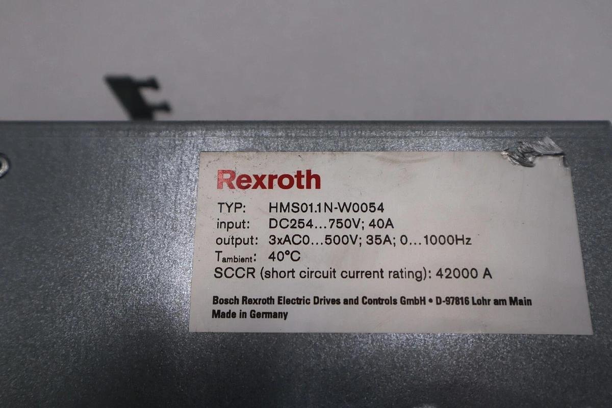 Used Rexroth HMS01.1N-W0054 Indradrive Drive REFURBISHED UNIT STOCK 4475