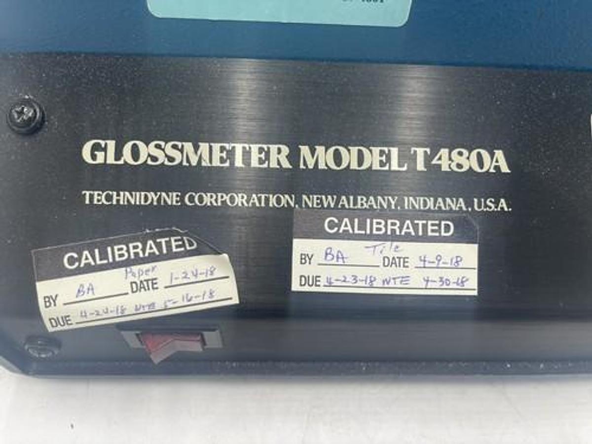 Used TECHNIDYNE CORP GLOSSMETER T480A STOCK 1613