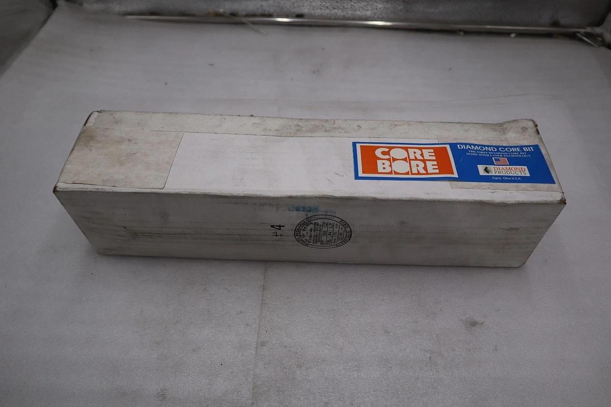Used NEW Diamond Products 00007 4 in. Heavy Duty Orange Core Bore Bit STK GF215A