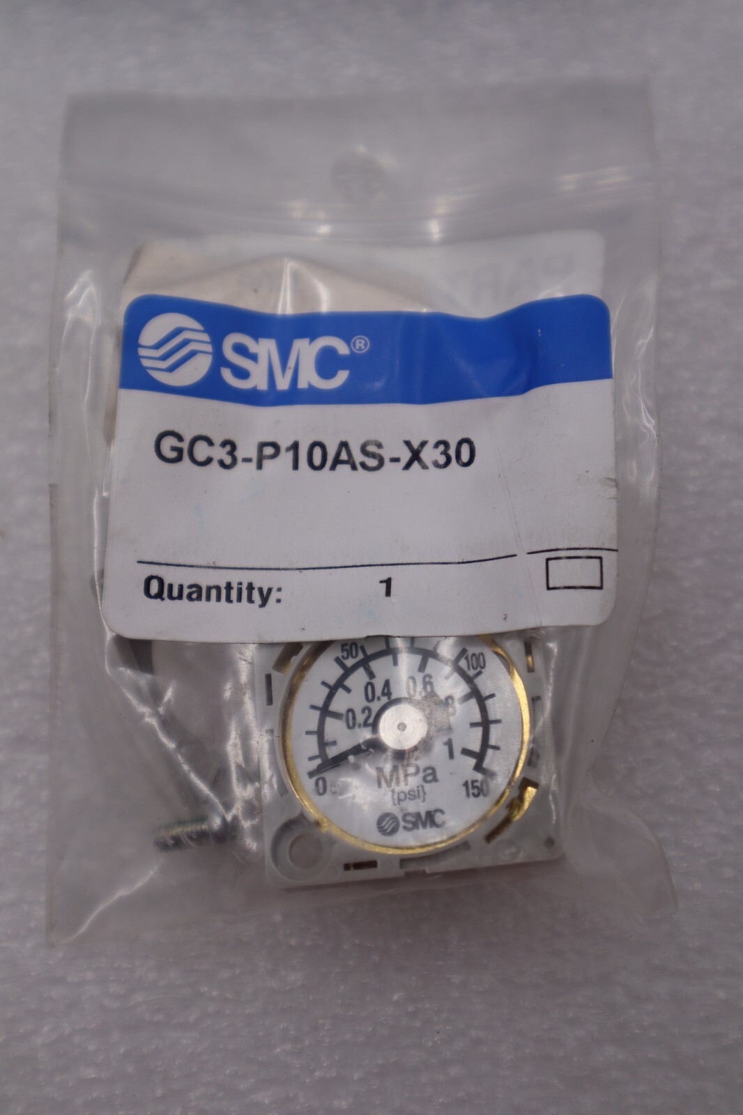 Used SMC GC3-P10AS-X30 AIR REGULATOR STOCK #K-2317