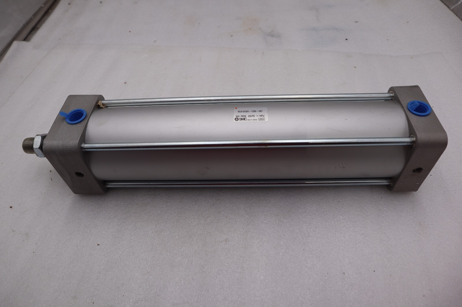 Used SMC NCA1D325-1200-XB7 CYLINDER NEW UNIT MAX PRESS 250 PSI (1.7MPA) STOCK 1401-A