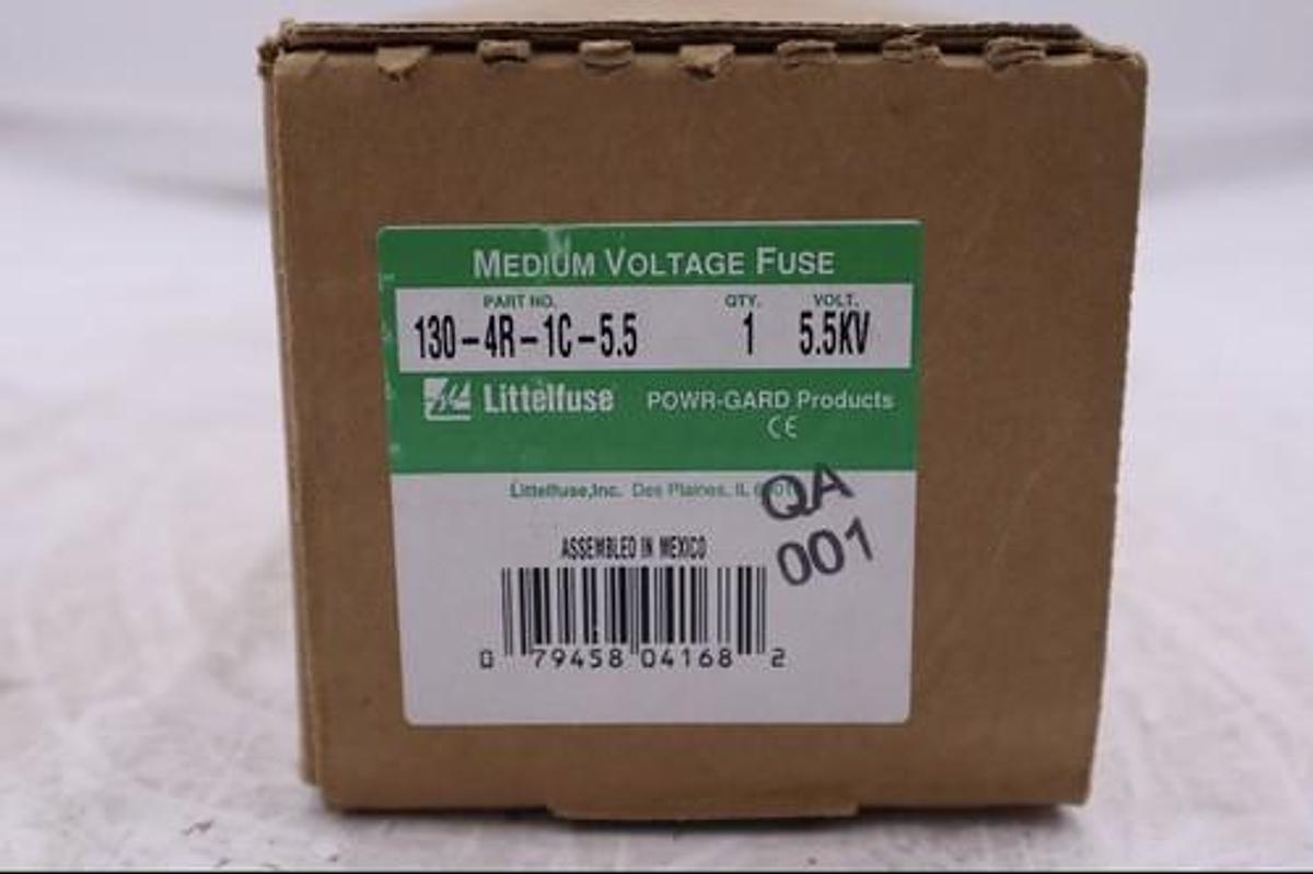 LITTELFUSE POWER-GARD 5.5KV FUSE 130-4R-1C-5.5W NEW IN BOX STOCK L-161
