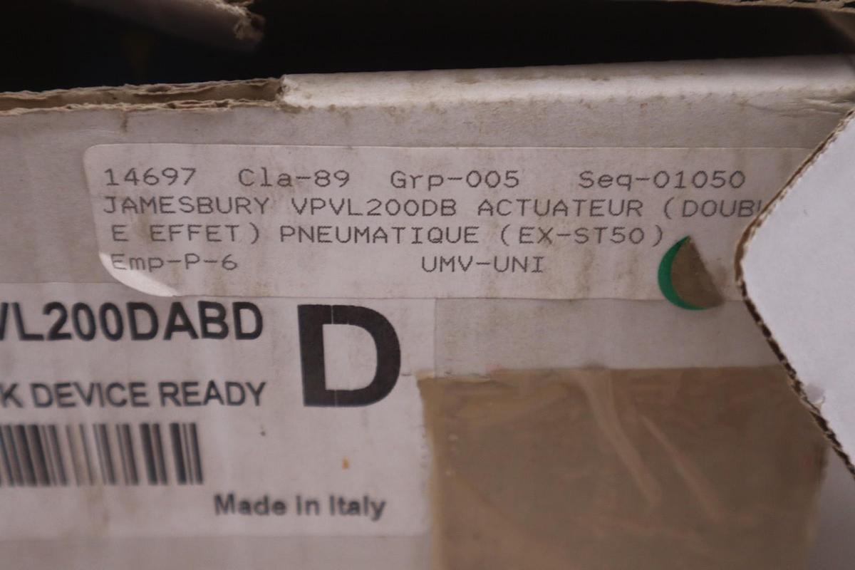 JAMESBURY 116 PSI ACTUATOR VPVL200DABD - STOCK GF1061