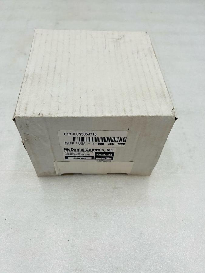ab70605 mcdaniel controls range 0-60 Psi 1/4” Connection Stock 3762