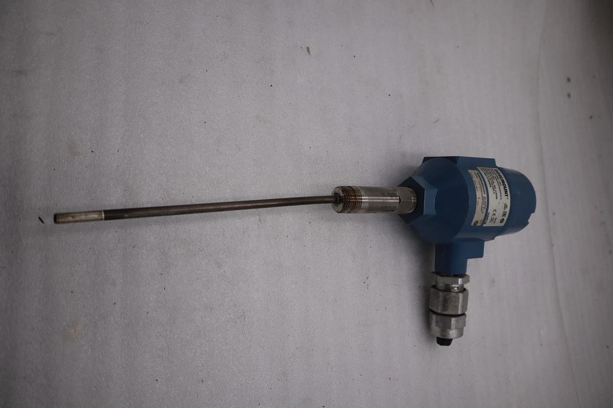 Used Rosemount 214C Temperature Sensor 214CRTSMB1S4E0077SLXAXW -50 TO 450 C #H1918