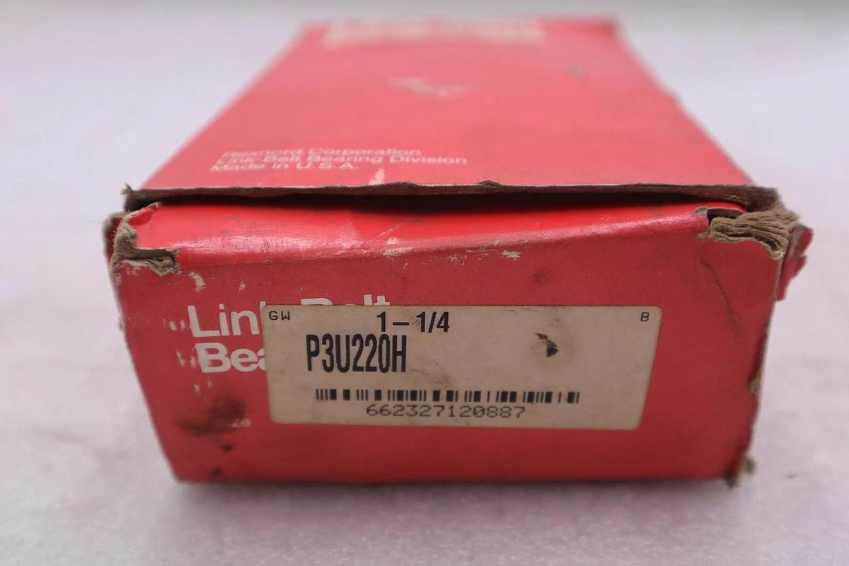 NEW OPEN BOX Link-Belt 1-1/4 Pillow Block Bearing P3-U220H STOCK B-784