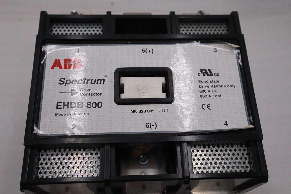 Used Abb Spectrum EHDB 800 Drive Contactor 120v-ac 600v-dc 800a Amp STOCK 1734B