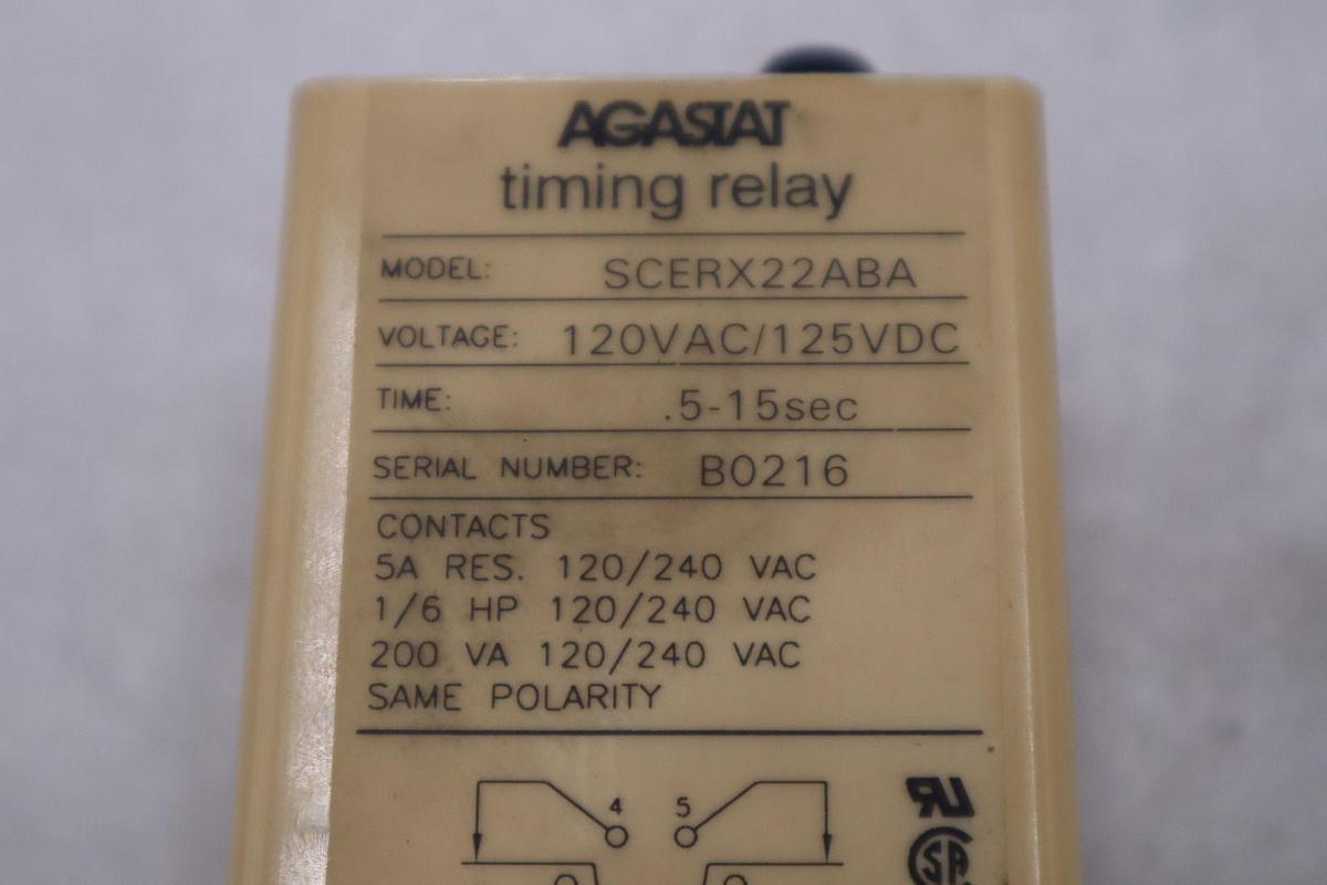 Used TE CONNECTIVITY SCERX22ABA Time Delay Relay AC & DC - STOCK GF693A