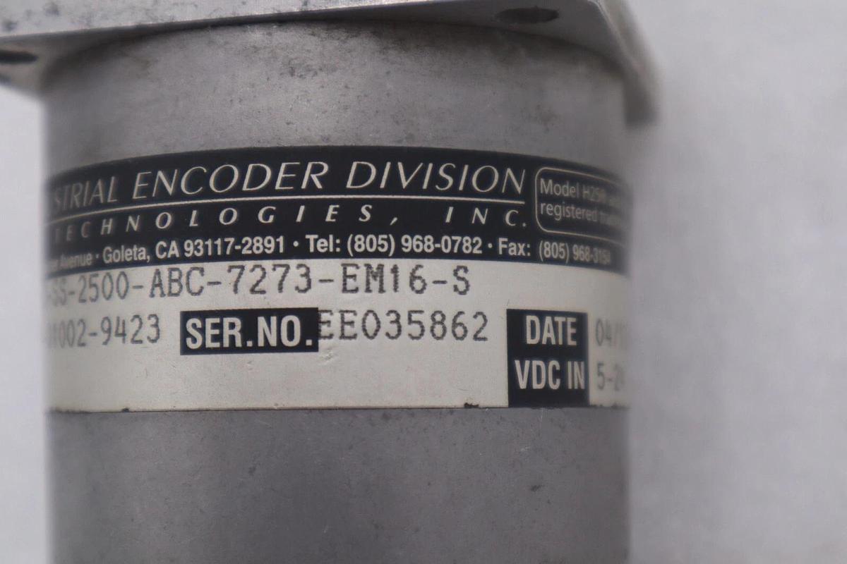 Used BEI H25D-SS-2500-ABC-7273-EM16-S ENCODER STOCK K-3212