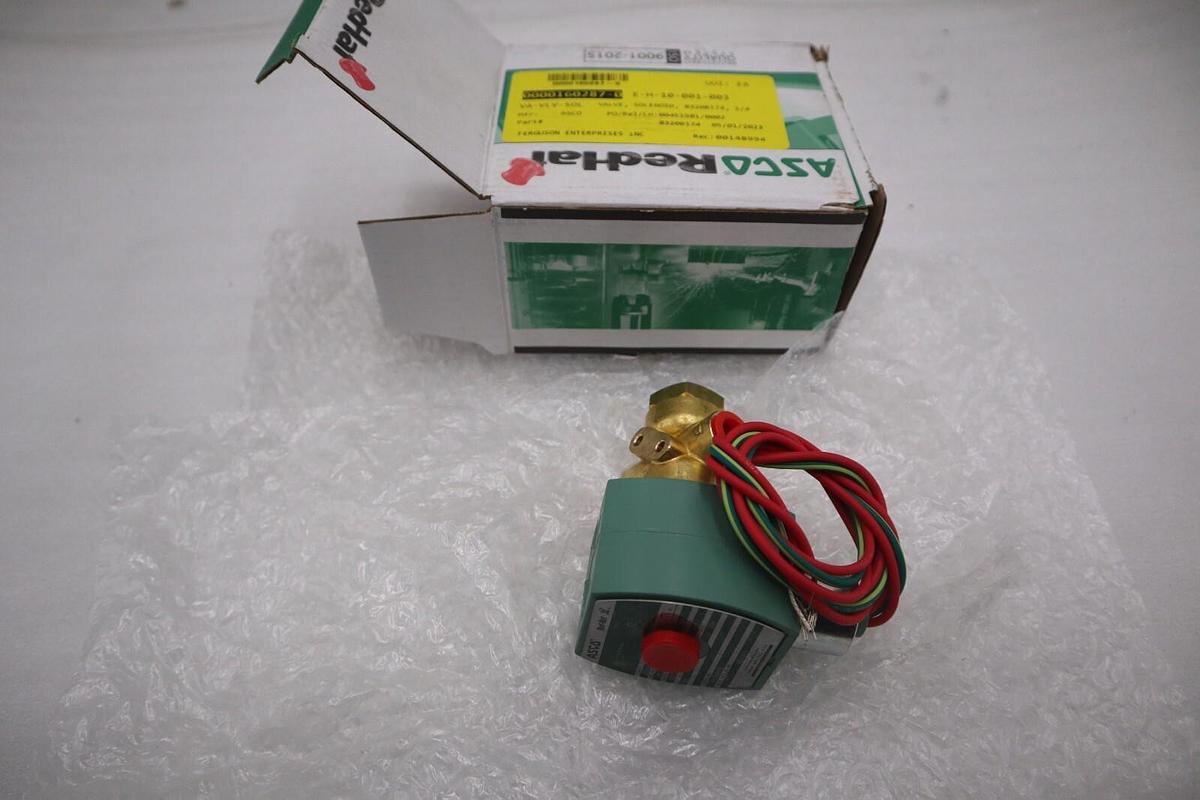 Used NEW IN BOX ASCO 8320G174 solenoid valve 1/4" NEW WITH BOX STOCK G555