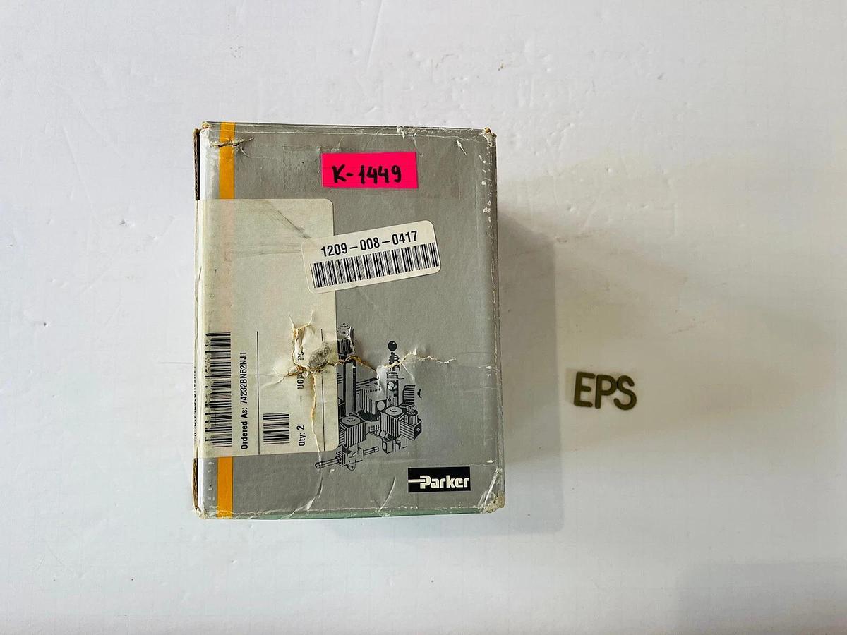 Used Parker Fluid Control DIV Skinner Valve 3/4" 74232BN52NJ1 #K-1449