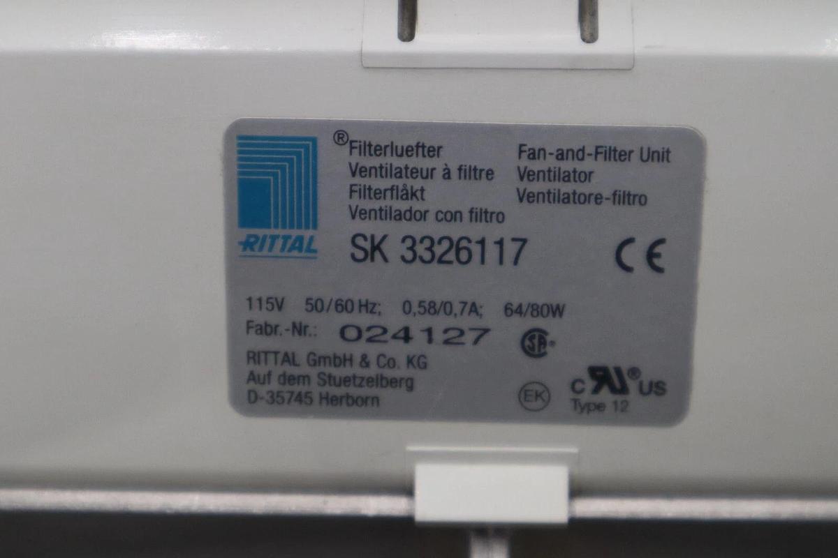 Used RITTAL 3326.117 / 3326117 FAN (3 AVAILABLE) STOCK 4428A