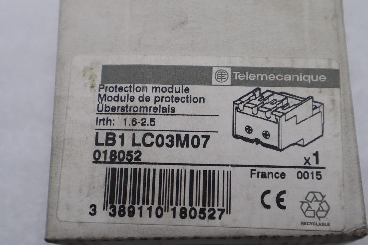 NEW Telemecanique LB1 LC03M07 Protection Overload Module STOCK L-439-C