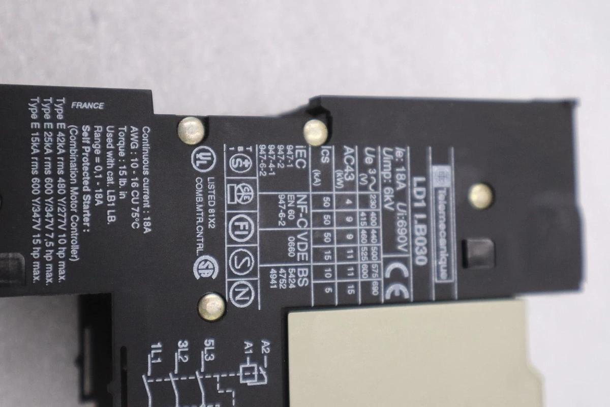 NEW OPEN BOX LD1LB030FC TELEMECANIQUE INTEGRAL STARTER STOCK K3976CC
