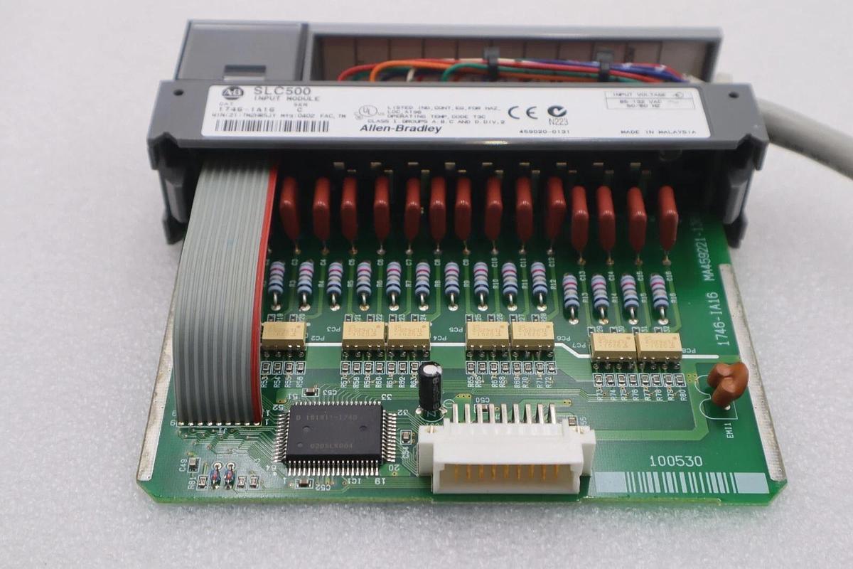Used ALLEN BRADLEY 1746-IA16 SLC500 INPUT MODULE SERIES C STOCK #K-1292