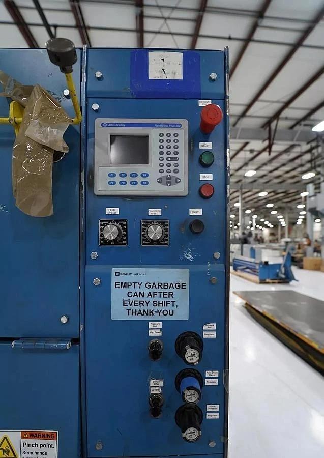 Used 84" HEAVY DUTY ROSENTHAL SHEETER MODEL HXBZ5AAACPLC - MANUFACTURED 2015