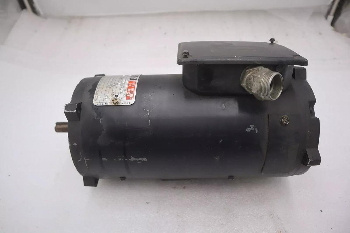 Used RELIANCE ELECTRIC T56H1042AA-UU DUTY POWER MOTOR 3/4 HP STOCK #M-52