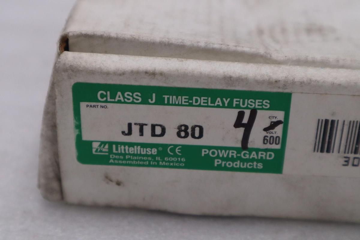 LOT OF 4 - LITTELFUSE JTD-80 / JTD80 - BRAND NEW - STOCK GF641A