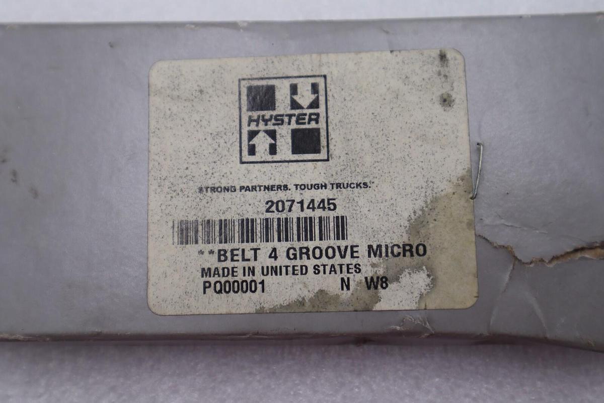 HYSTER 2071445 BELT 4 GROOVE MICRO STOCK #K-1556A