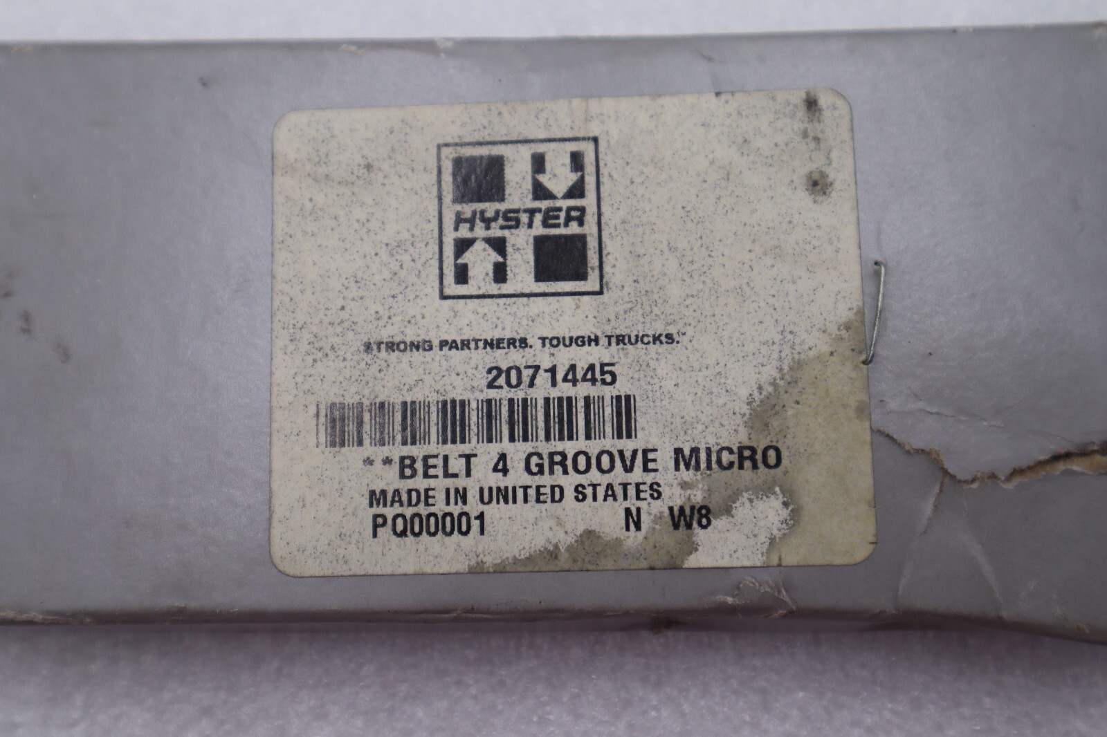 HYSTER 2071445  BELT 4 GROOVE MICRO STOCK #K-1556A