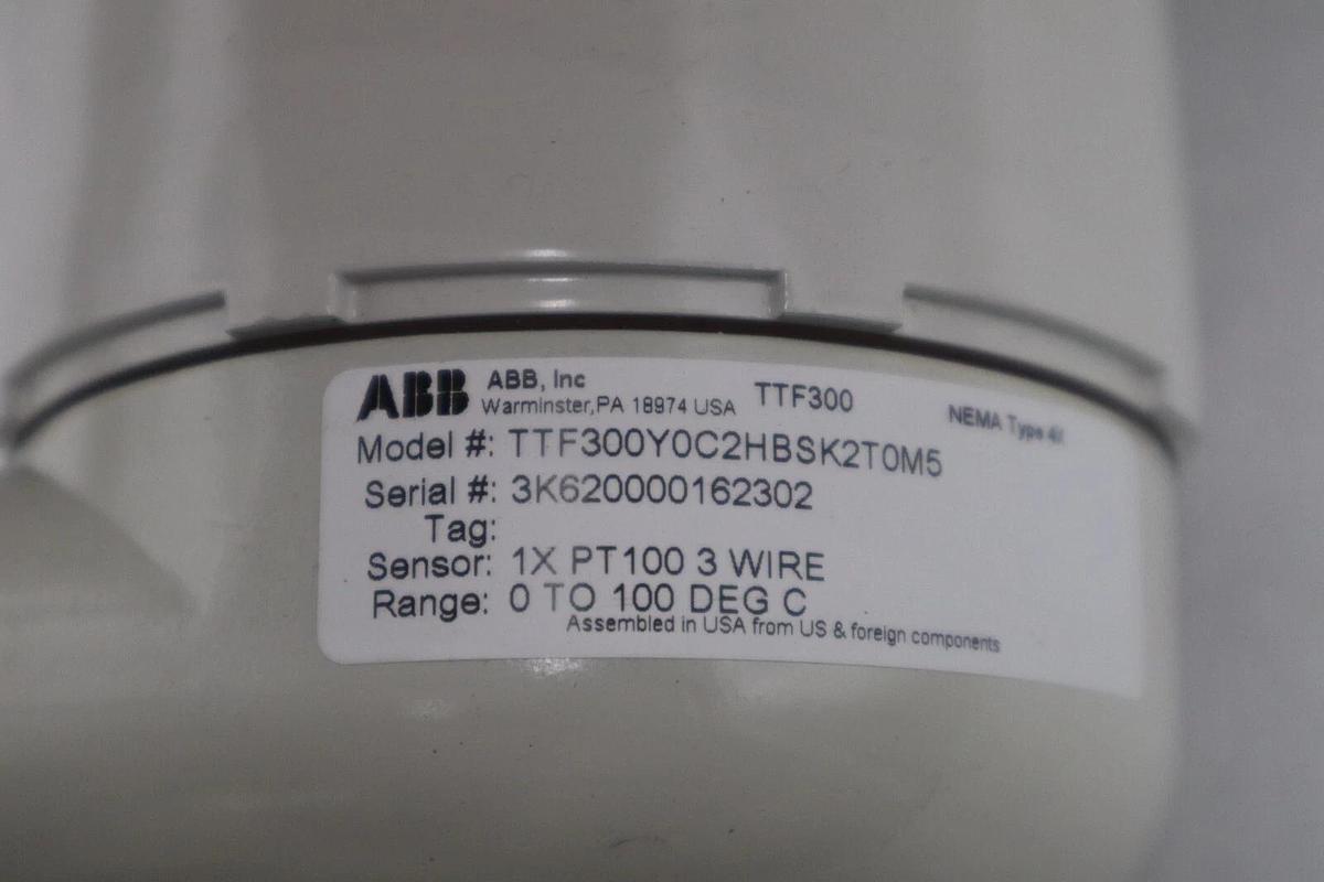 ABB HART TEMPERATURE TRANSMITTER TTF300Y0C2HBSK2T0M5 NEW WITH BOX STOCK G504
