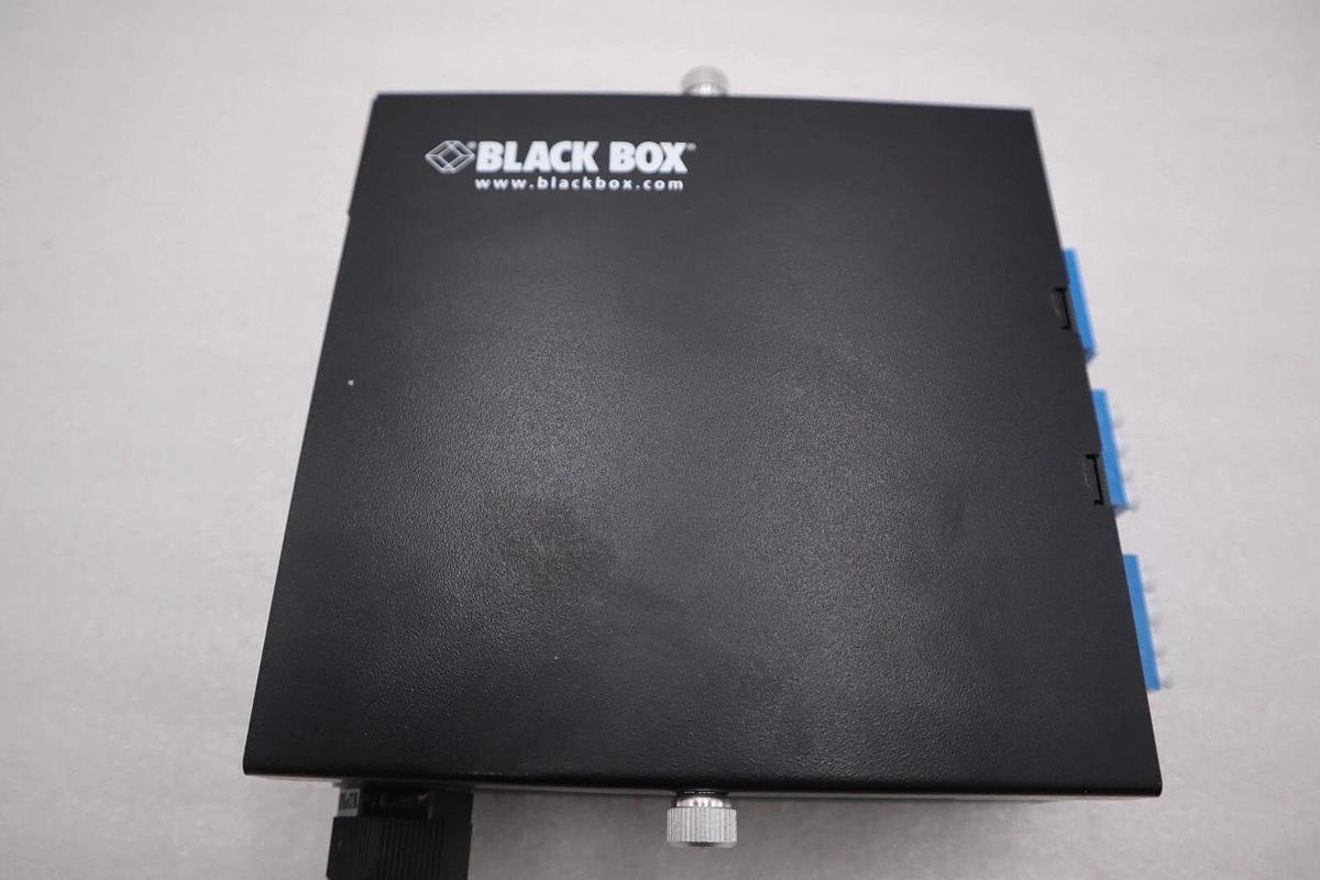 Used Black Box JPM398A JPM39 Series DIN Rail Mini Fiber Enclosure STOCK K-1116-A